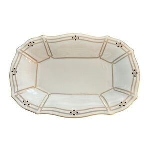 Lenox Vanguard Art Deco Style Serving Dish 12” Made in USA